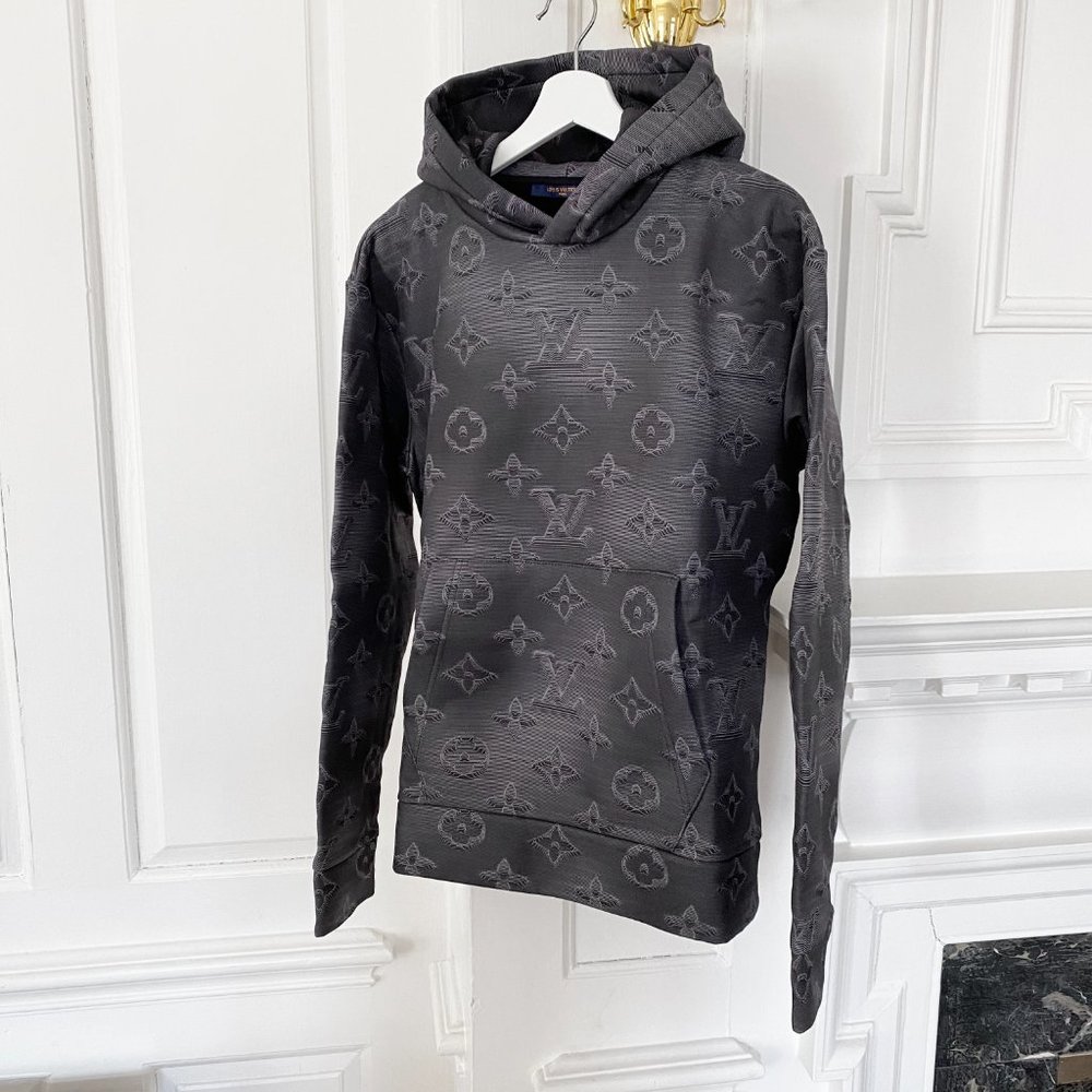 Auth NWT LOUIS VUITTON 2054 Super Rare Hoodie Jacket in FULL SET